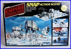 Vintage MPC Star Wars Boxed Playset Battle on Ice Planet Hoth SNAP Model Kit MIS