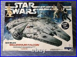 Vintage MPC Star Wars Han Solo's Millennium Falcon Illuminated Model Kit 1-1925