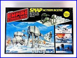 Vintage Star Wars Battle On Ice Planet Hoth MPC Model Kit Sealed Bag 1981 Rare
