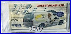 Vintage Star Wars Boxed SW MPC Model Kit Luke Skywalker Van AFA 85 #16172079