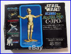 Vintage Star Wars Takara C-3PO Mini Plastic Model Kit Japan COMPLETE UNUSED 1978