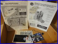 Vintage Star Wars, gas powered flying Snowspeeder. Cox control line model kit