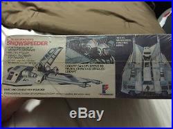 Vtg FACTORY SEALED 1980 STAR WARS Luke Skywalker SNOWSPEEDER Scale Model Kit NIB