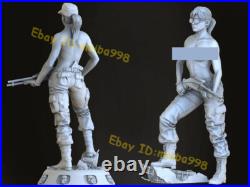 Woman Soldier 3D Print Garage Kit Figure Model Kit Unpainted Unassembled GK