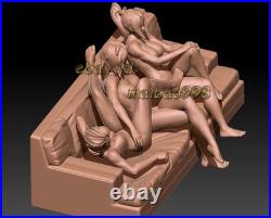 Women NSFW 3D Print Garage Kit Figure Model Kit Unpainted Unassembled gk 1/8 1/6