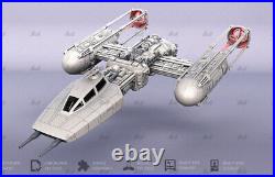 Y-wing Starfighter 1/24 3D Print Figure Model Kit Unpainted Unassembled GK