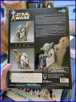 Yoda 1/7th Scale Pre Painted Model Kit ARTFX+ Kotobukiya Dark Horse Star Wars