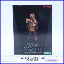 Zuckuss Bounty Hunter Star Wars ArtFX Kotobukiya 1/10 PrePainted Model Kit NEW