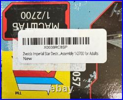 Zvesda 1/2700 Star Wars Imperial Star Destroyer Model Kit w. Lighting 9057 RARE